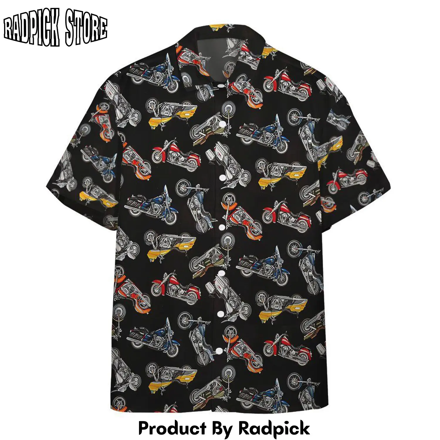 Radpick 3d motorcycle biker custom hawaii shirt rp292522